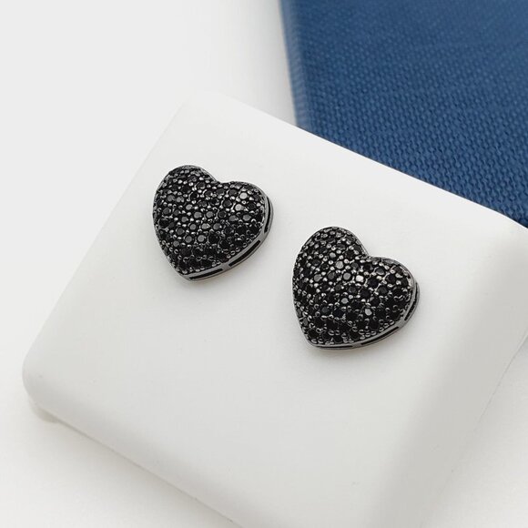 "925 Sterling Silver Plated CZ Earrings, EVBRS478 - Picture 4 of 9